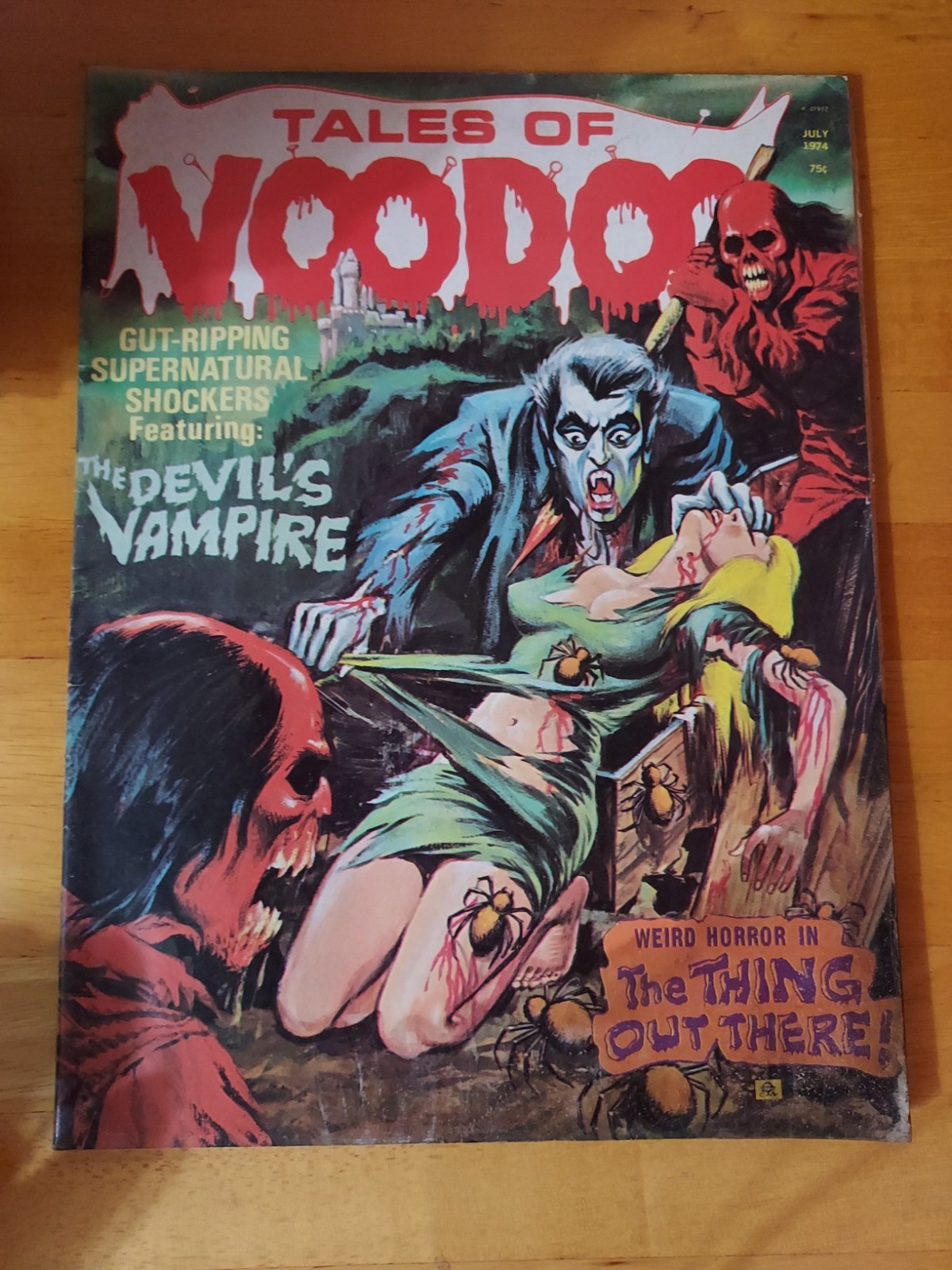 Tales of Voodoo July 1971 Vol 4 No 4 Eerie Publications Horror Comic Magazine