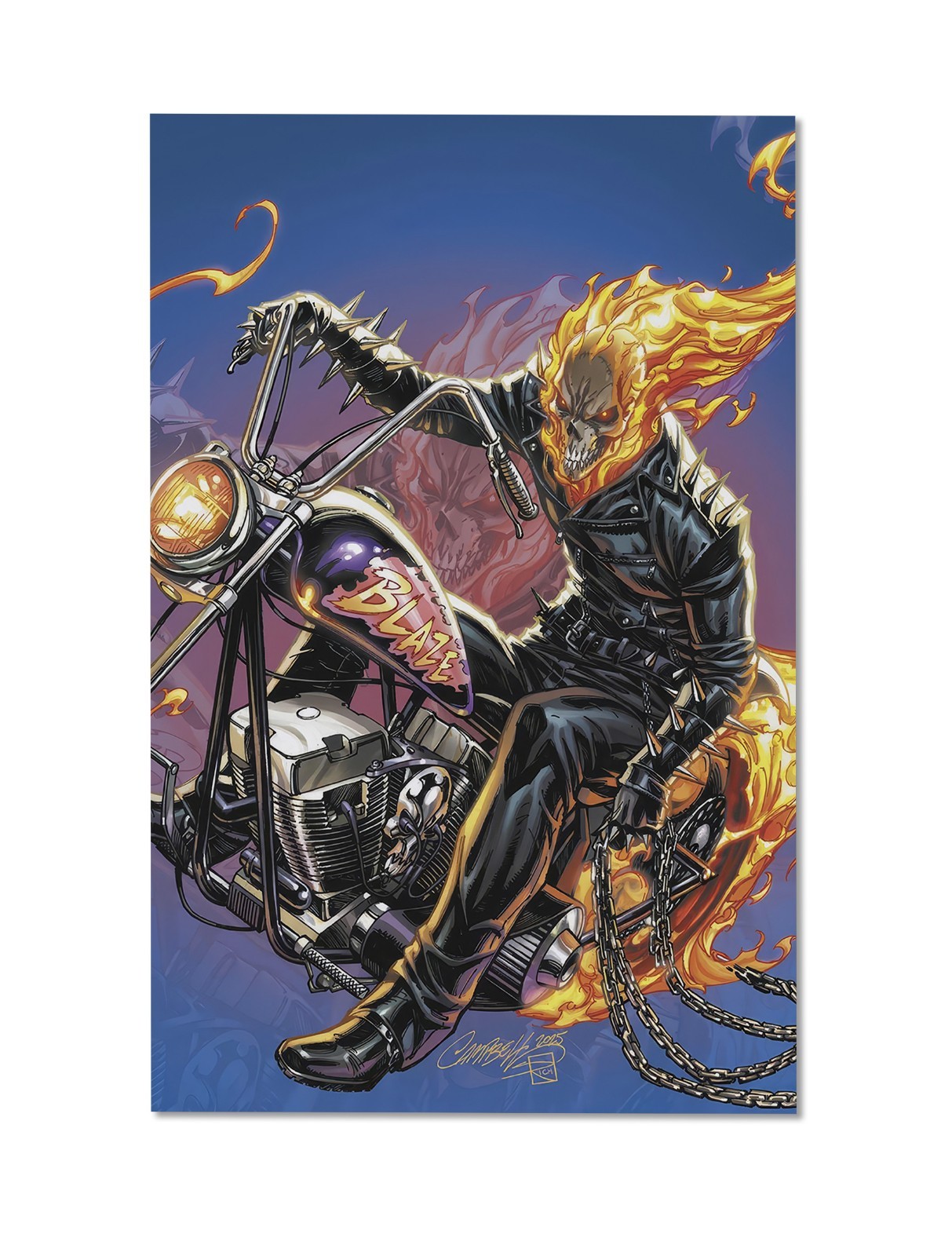 HELLVERINE (Akihiro) Ghost RIder Wolverine Marvel 11 x 17 Poster Wall Art Print