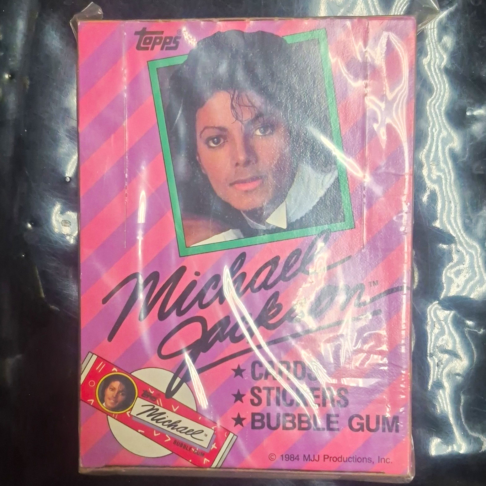 Topps 1984 Michael Jackson Sealed Trading Card Box 36 Cards Stickers Gum