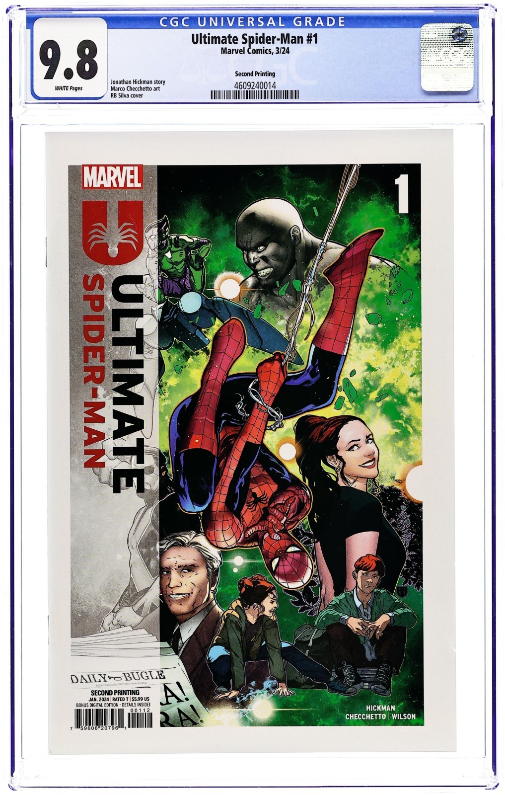 Ultimate Spider-Man #1P - 2024 - CGC 9.8 - RB Silva