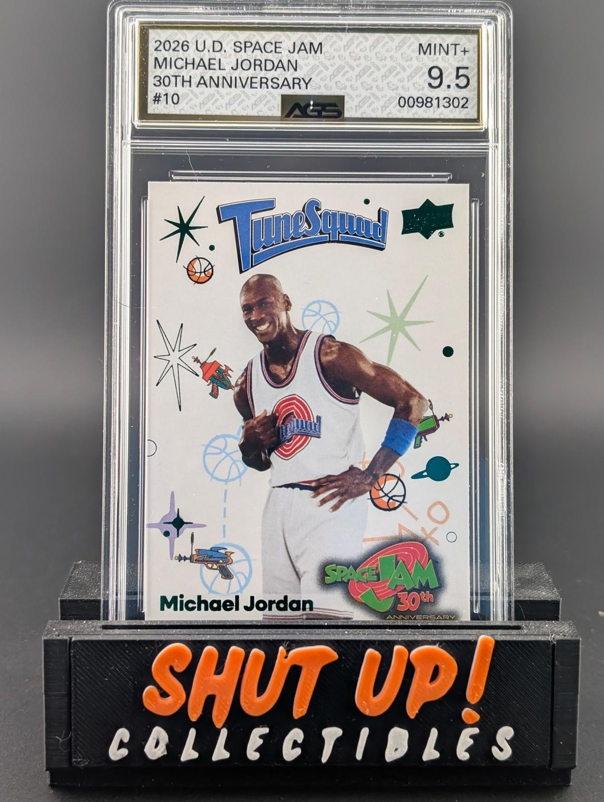 Michael Jordan 2026 Upper Deck Space Jam 30th Anniversary #10 AGS 9.5