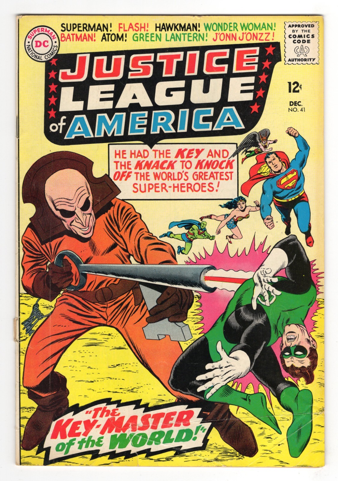 Justice League Of America 41 1965 DC Comics VG+ 4.5 Superman Hawkman Flash