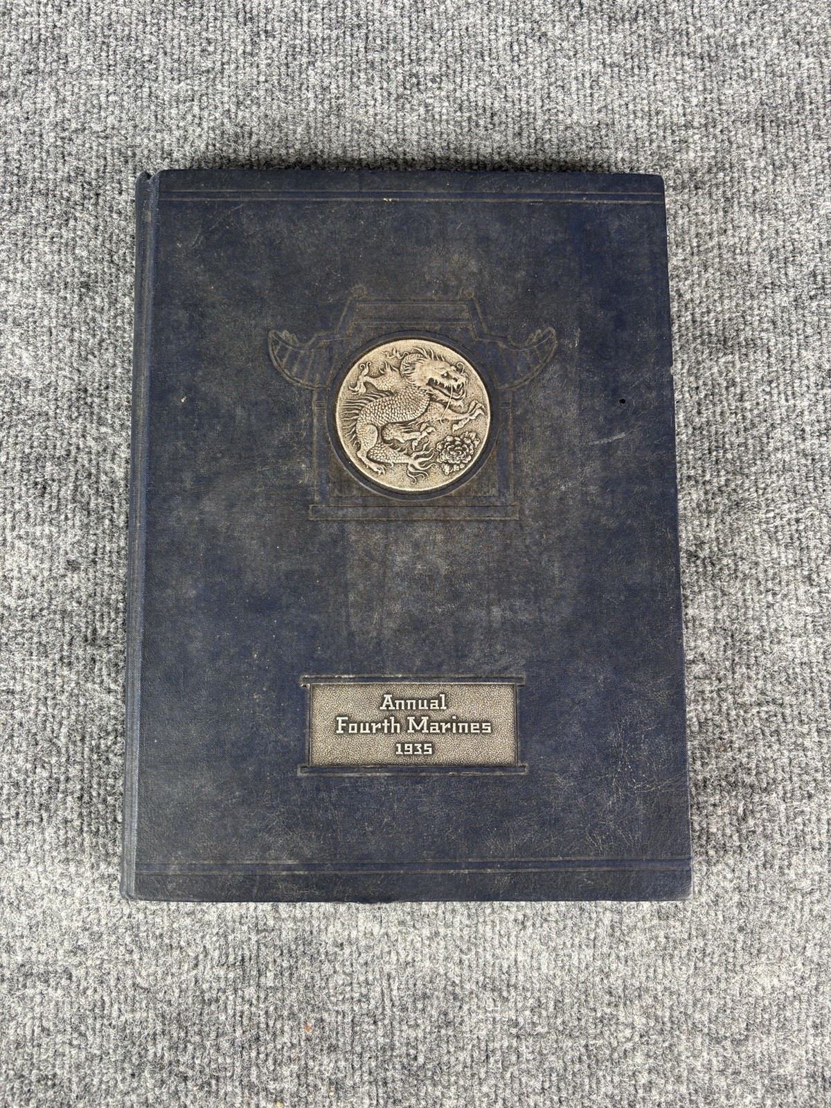 Vintage Fourth Marines Annual 1935 Shanghai China USMC Yearbook