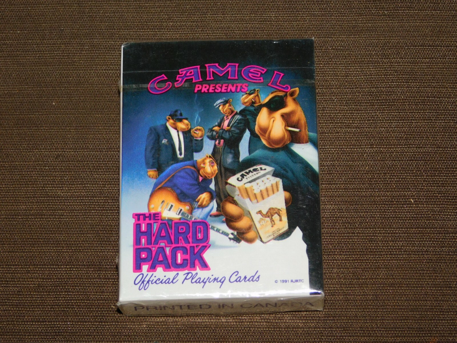 VINTAGE 1991 US PLAYING CARD CO CAMEL CIGARETTES OFFICIAL CARDS NEW UNOPENED