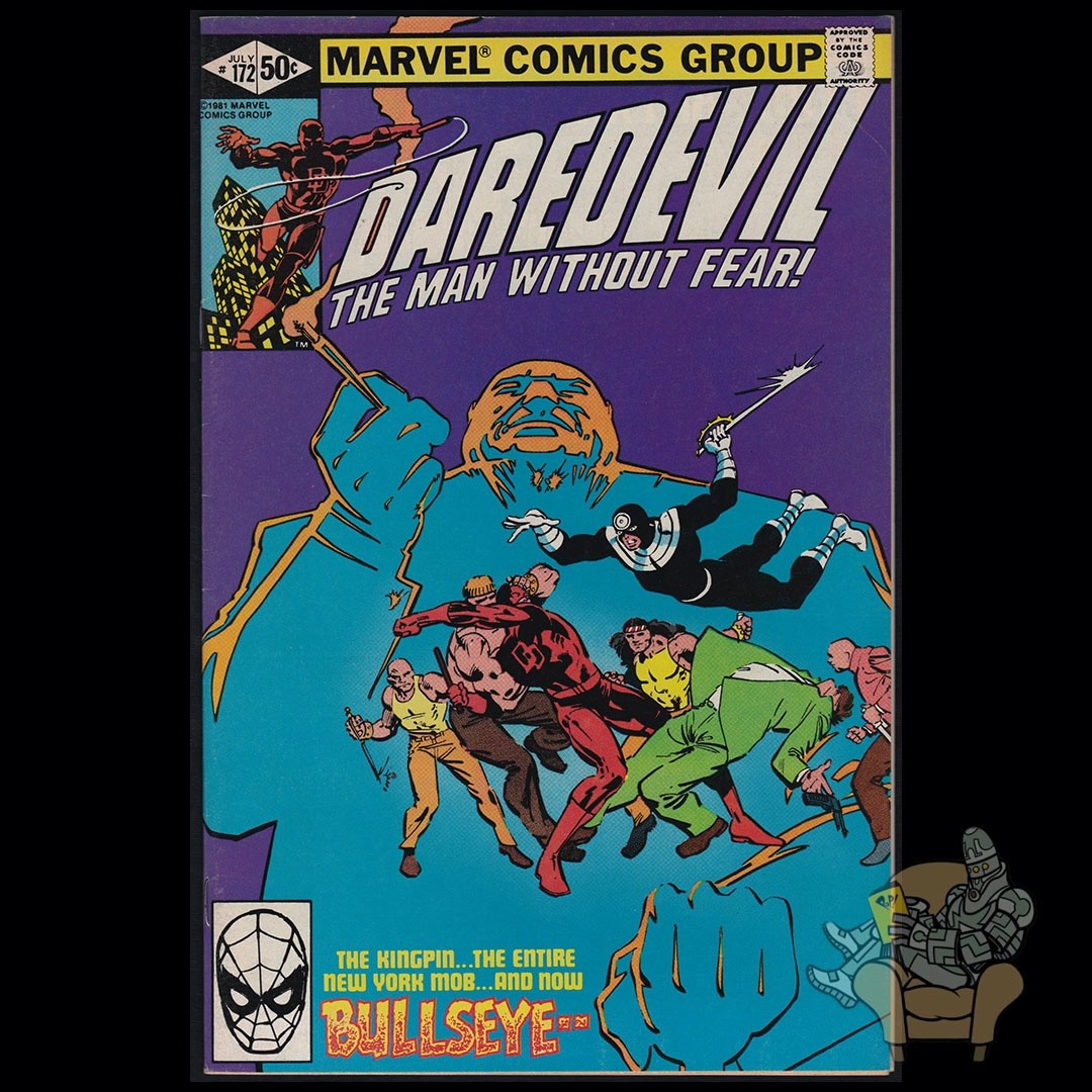 Marvel Comics DAREDEVIL #172 Kingpin Bullseye Frank Miller 1981 VF