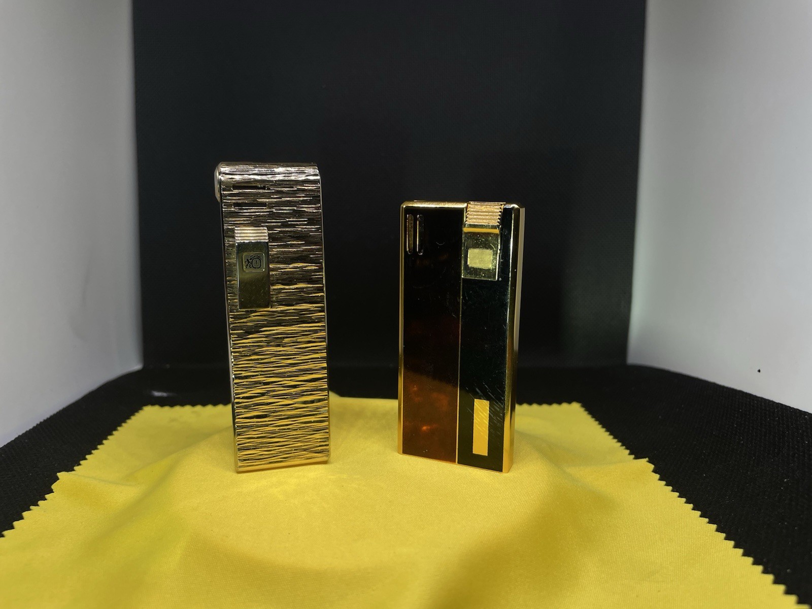 Vintage Working Colibri Lighter Lot Made In Japan Serviced price for both