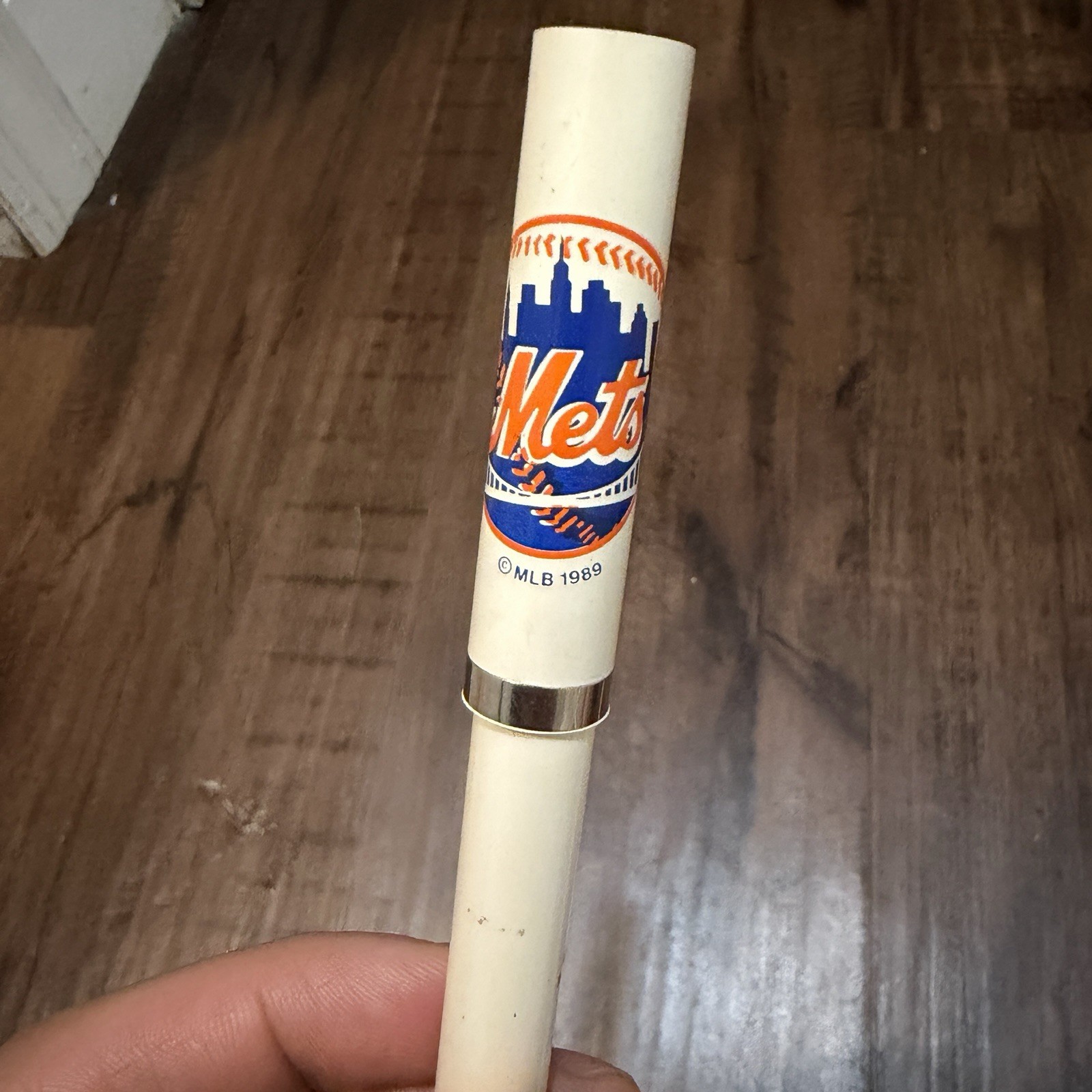 Vintage 1989 Sheaffer New York Mets Collector\'s Pen Screw Top As Is
