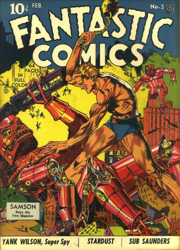 Fantastic Comics #3 Photocopy Comic Book