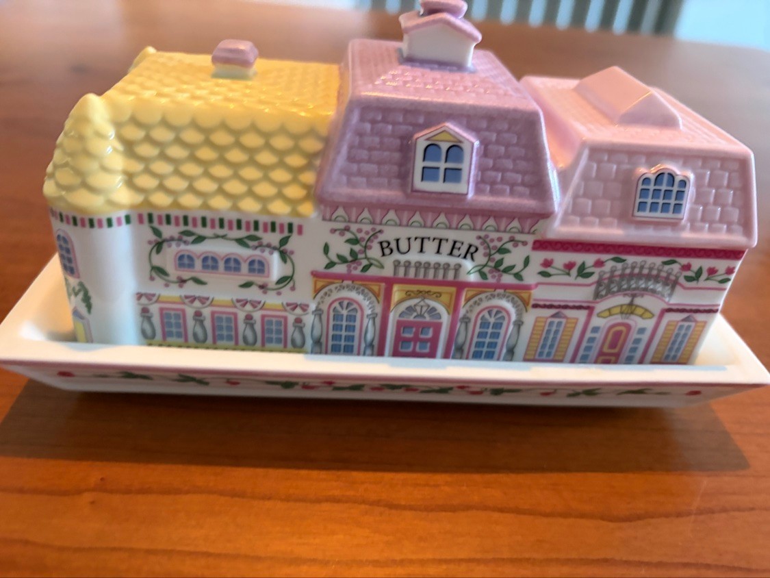Lenox Spice Village Covered Butter Dish 2025 Reissue Porcelain No Box