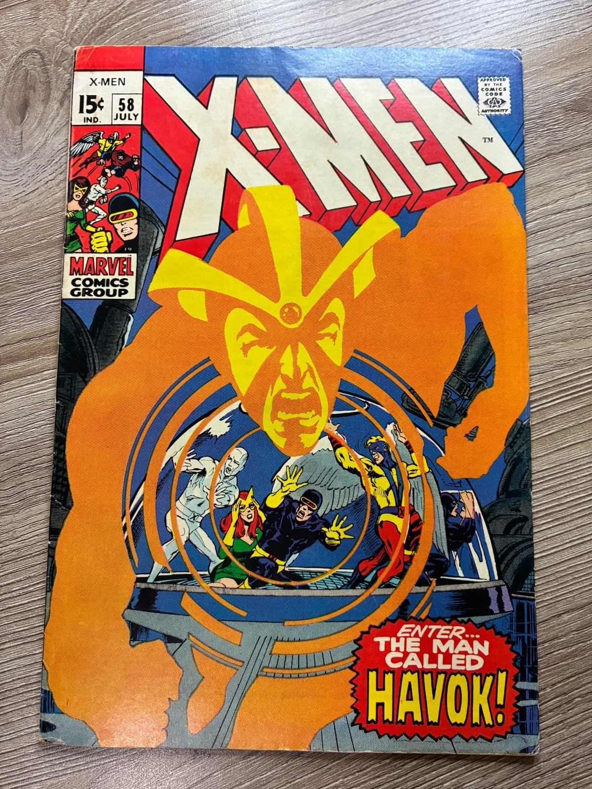 The X-Men Silver Age #58 1st App Havok in Costume 1969 Neal Adams Higher Grade