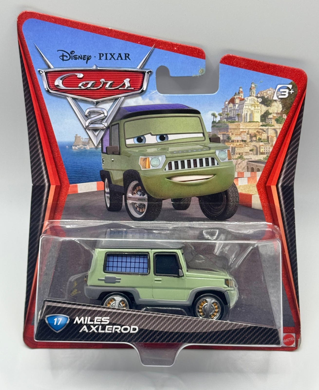 AUTHENTIC Cars: 2010 #17 Miles Axelrod (Cars 2) (Early Release) (+baggie)