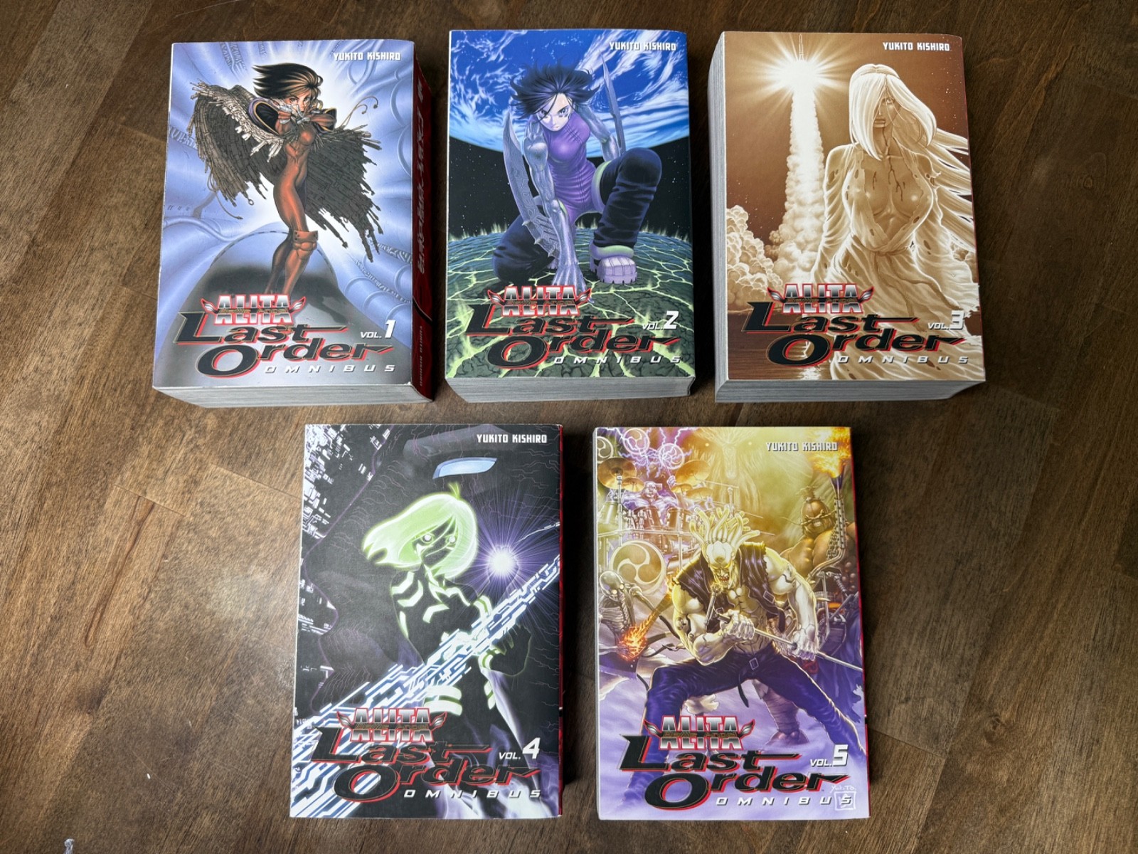 Battle Angel Alita Last Order Omnibus Vol 1-5 Complete Set Yukito Kishiro Manga