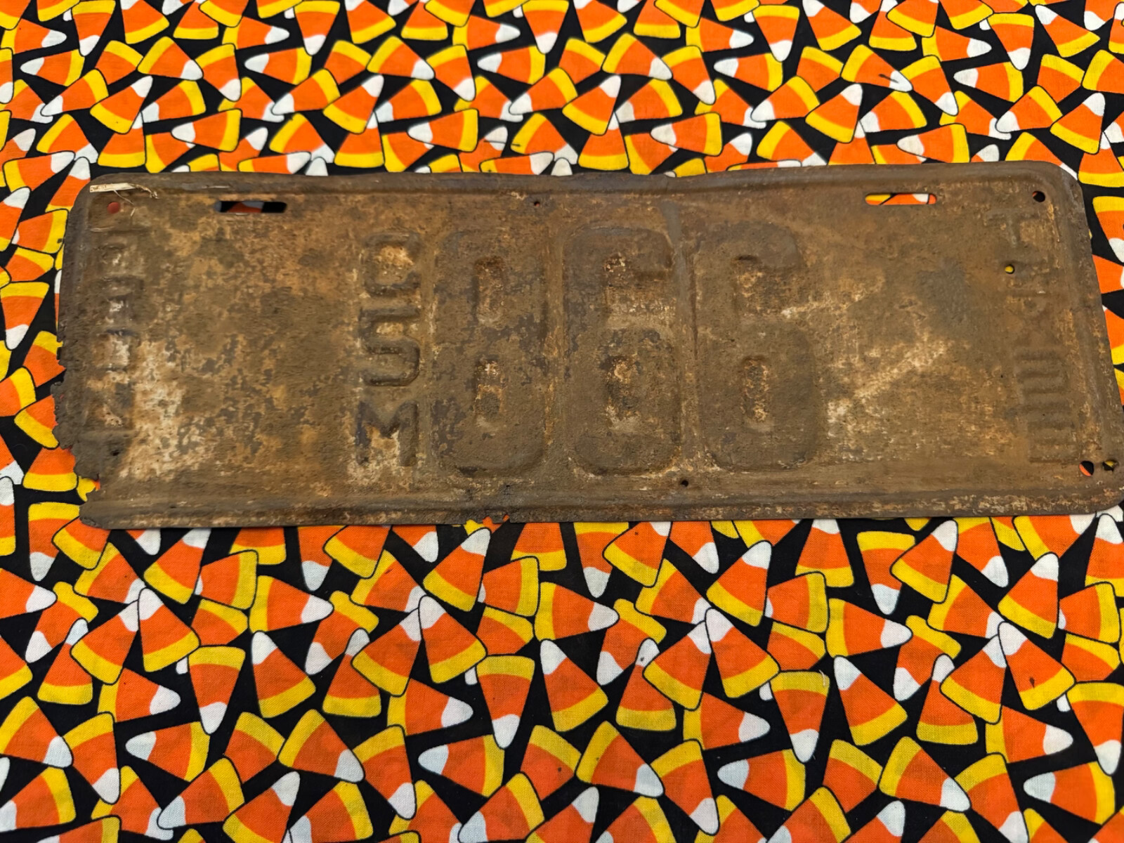 1928  TEXAS   TRUCK  LICENSE  PLATE  SINGLE   866