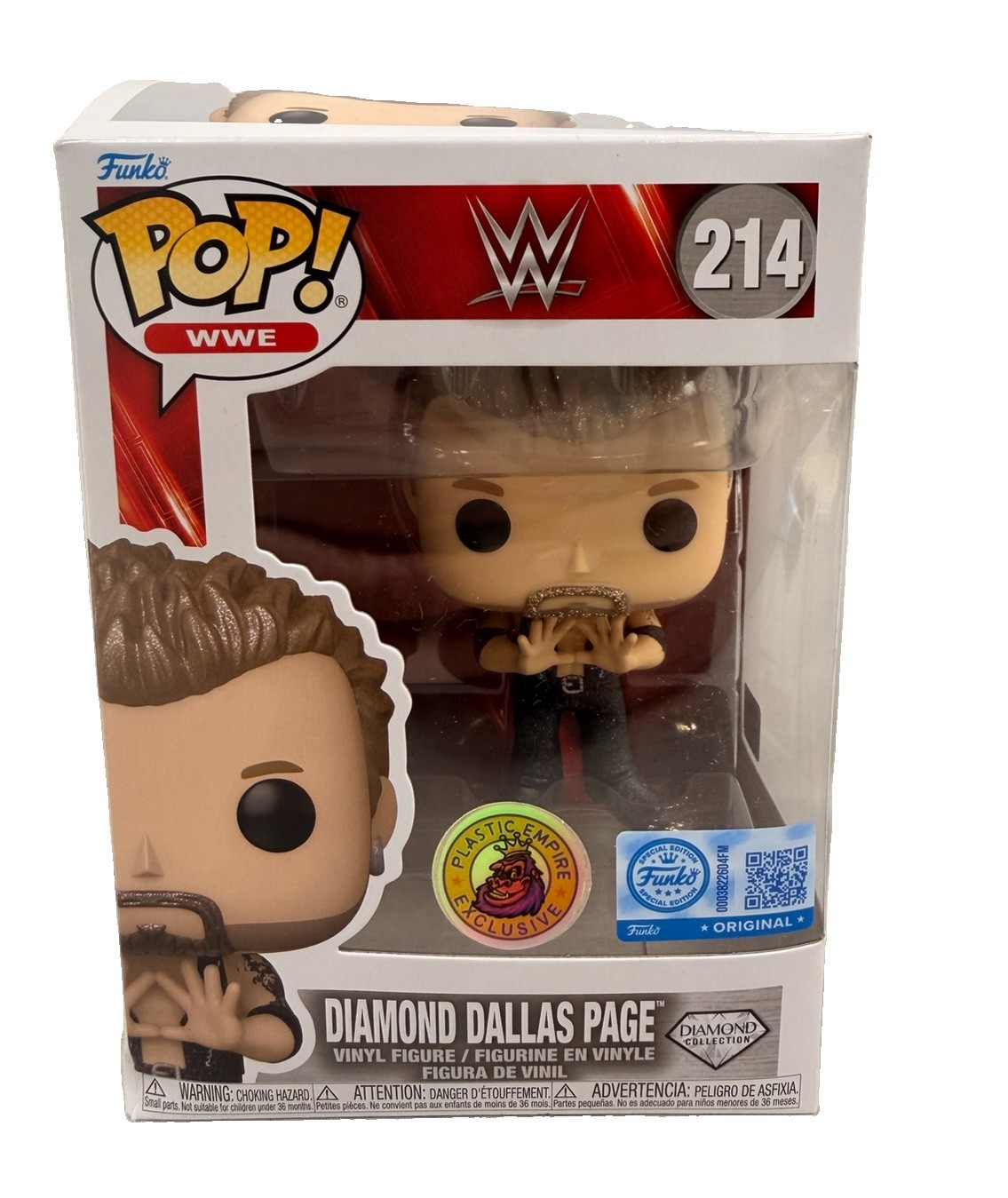 Funko Pop WWE Diamond Dallas Page #214 Diamond Collection | Brand New