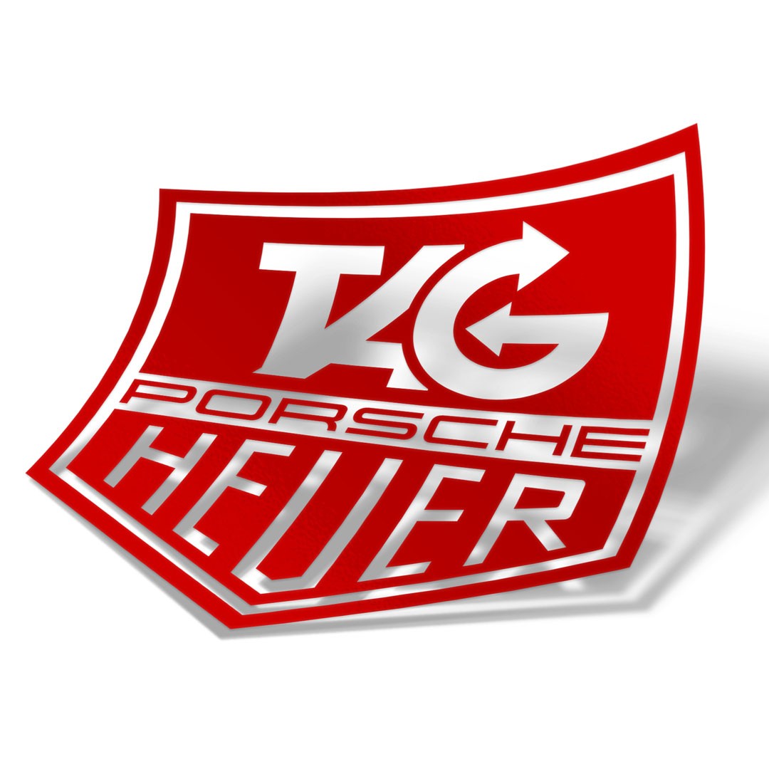 Tag Heuer Vintage Porsche (No background) IMSA Racing Sticker
