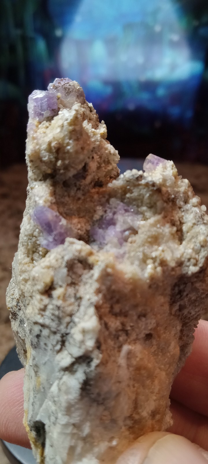 Fluorapatite crystal specimen from Harvard Mine, Greenwood, ME