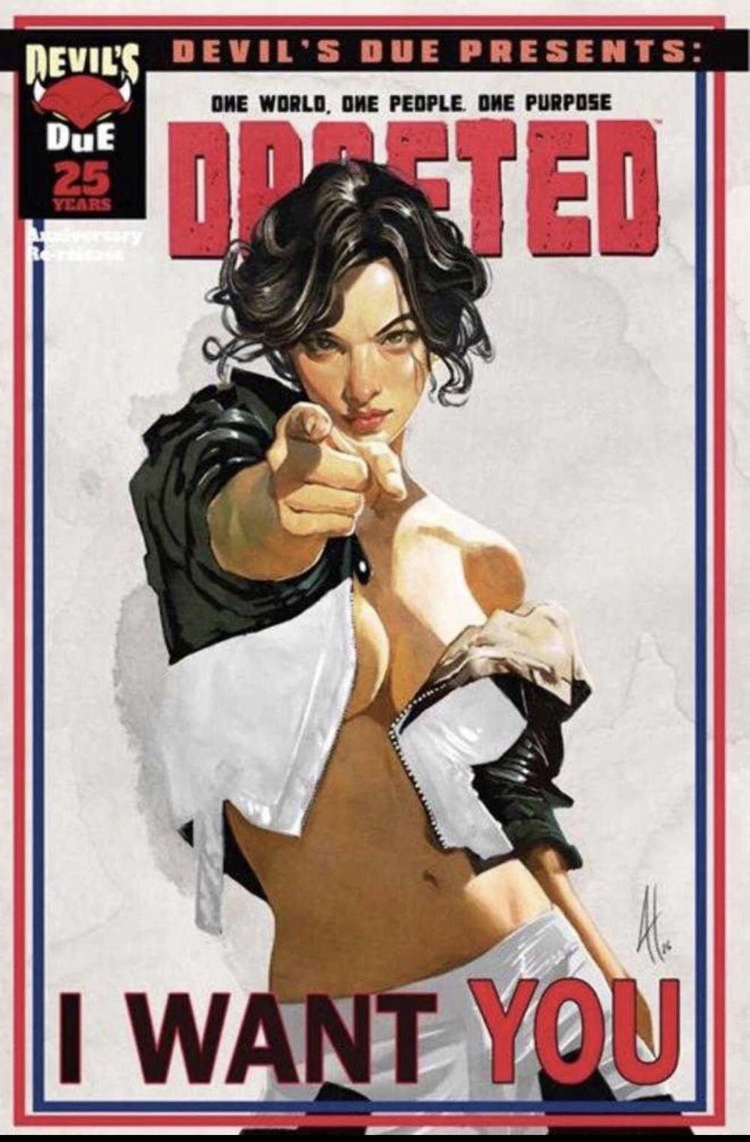 Pre-Order Devils Due Presents Drafted #1 (One Shot) Cover B Joel H Herrera Varia