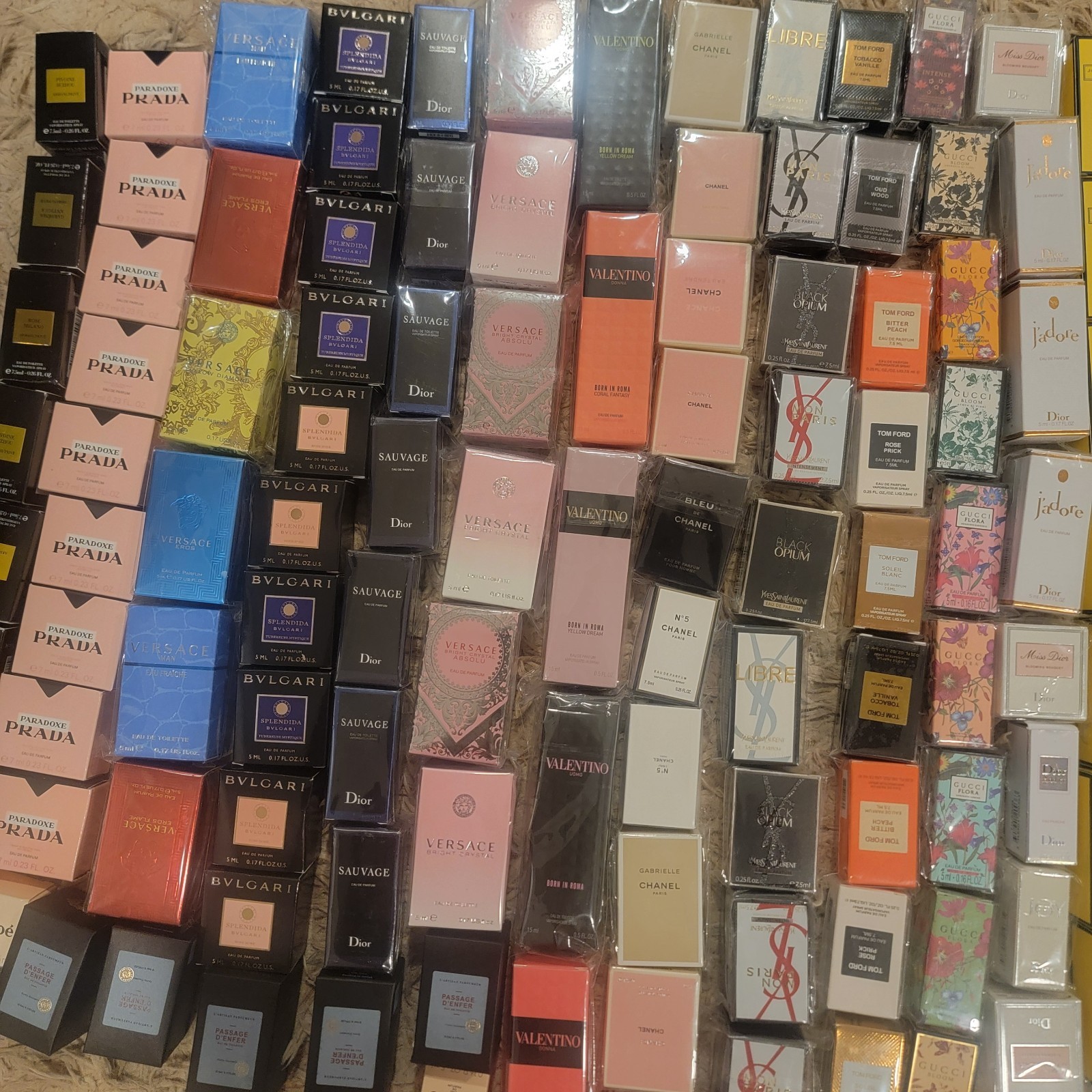 Lot of 40 Mini Perfumes Travel Size Assorted Brand New Sealed WHOLESALE