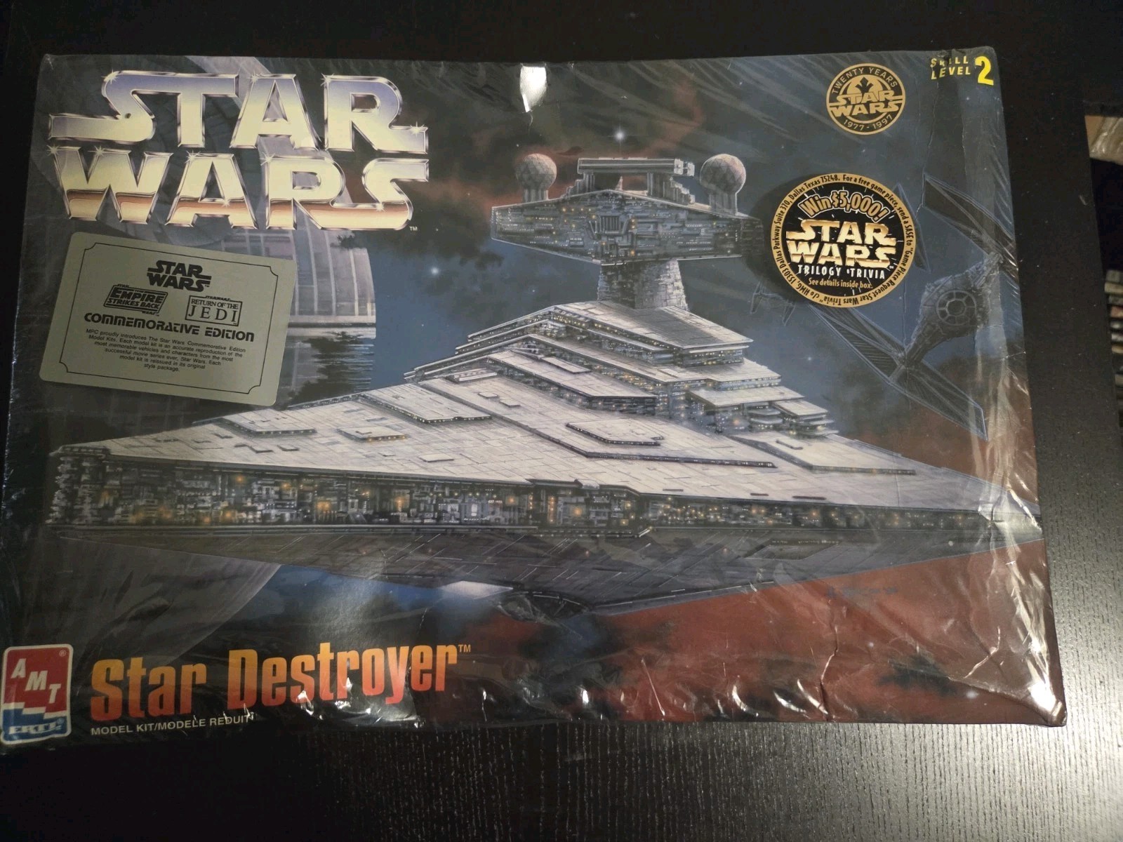 Star Wars Imperial Star Destroyer - Commemorative Edition - AMT Model Kit 1 NIB