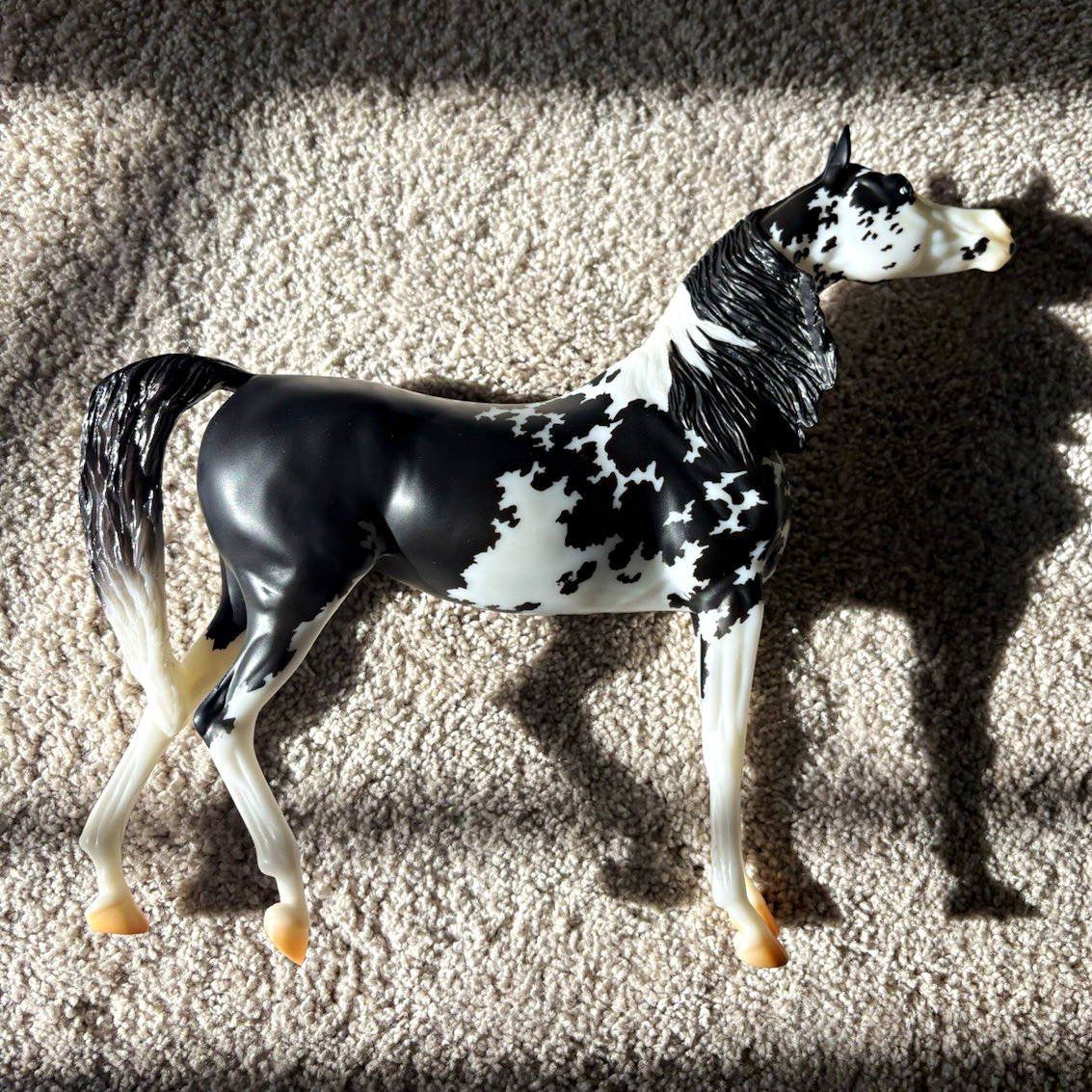 “Araba”Breyer BreyerFest 2023 Black & White Pinto Plastic Model Horse Figurine