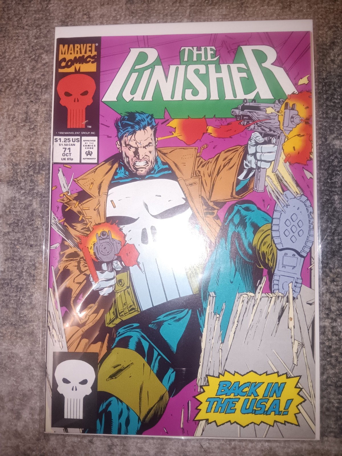 The Punisher #71 (Marvel Comics January 1993) Exc Cond Bagged And Boarded 