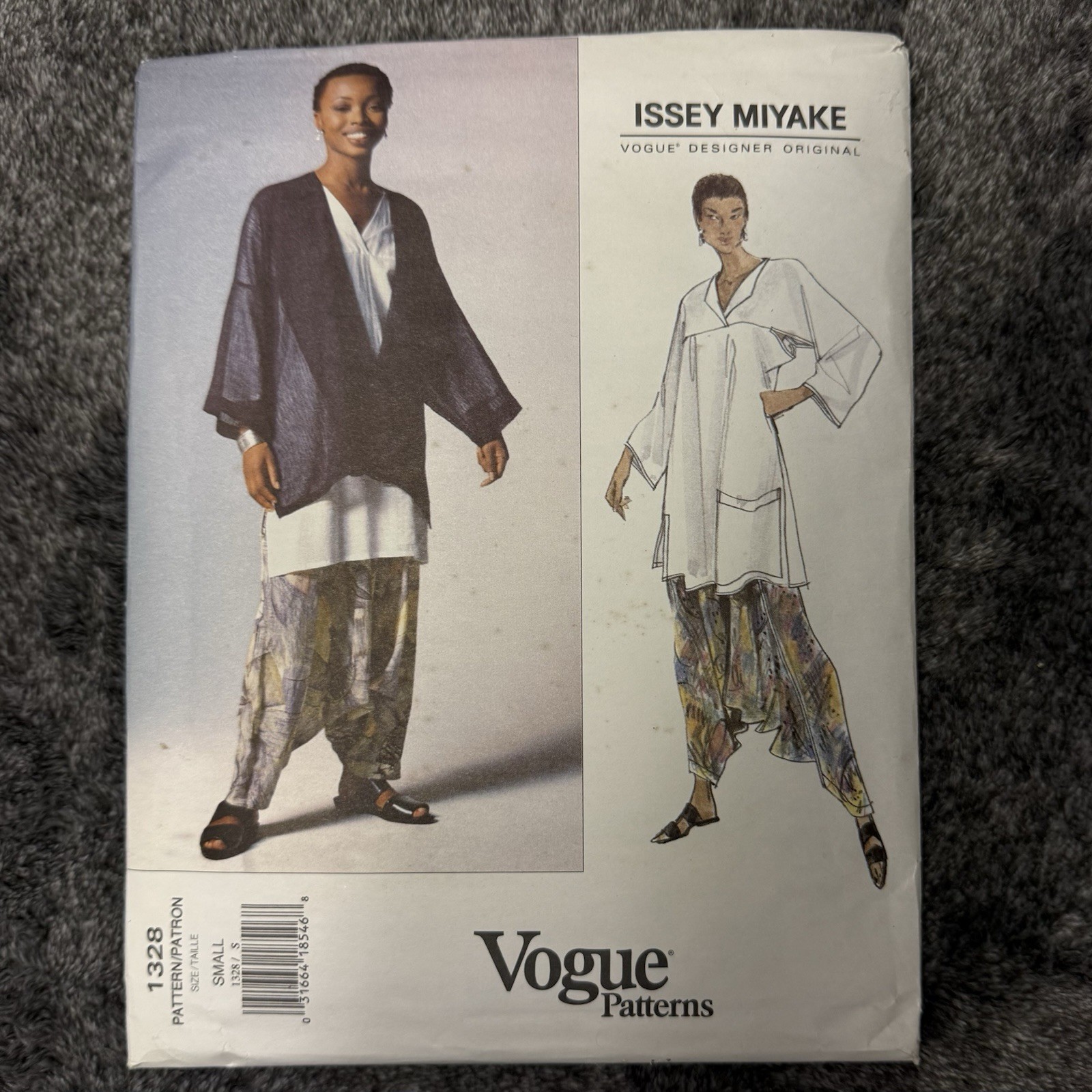 Rare 1990s UNCUT/FF Vogue Issey MIYAKE Designer  Pattern#1328, Size S (8-10)