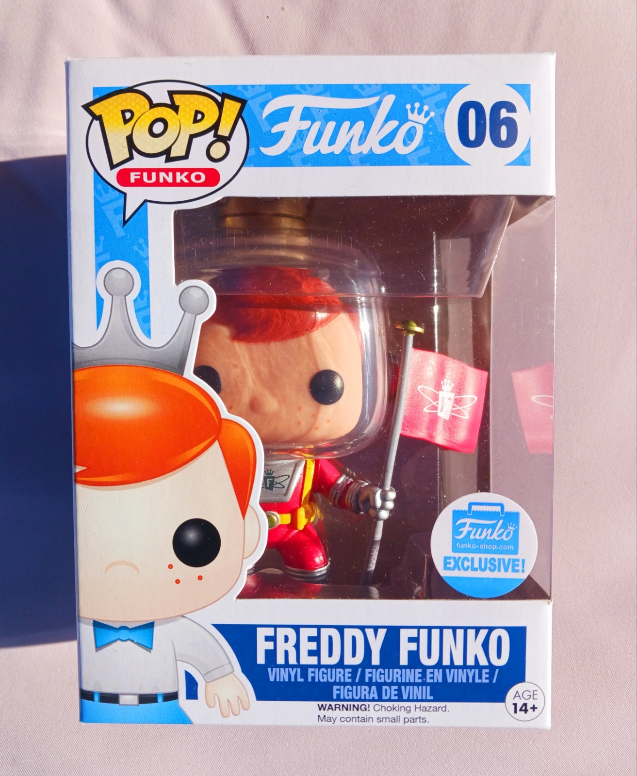 Funko Pop Funko Freddy Funko #06 Red Astronaut Funko Shop Exclusive Vaulted 2016
