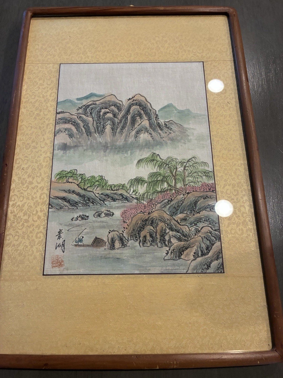chinese vintage artwork framed