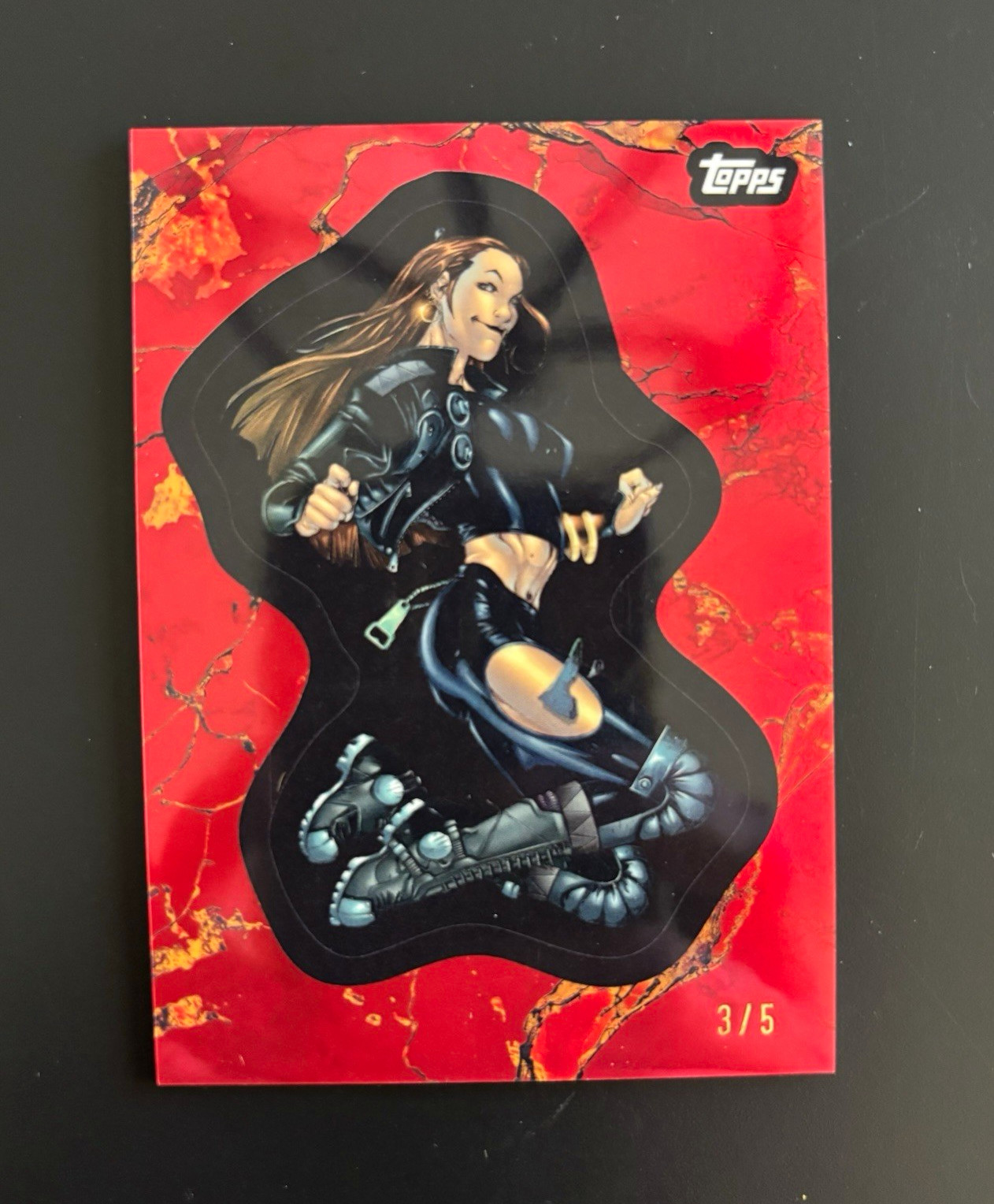 2025 Topps Marvel Comic Book Heroes The 2000s Kitty Pryde #77 Serial 3/5