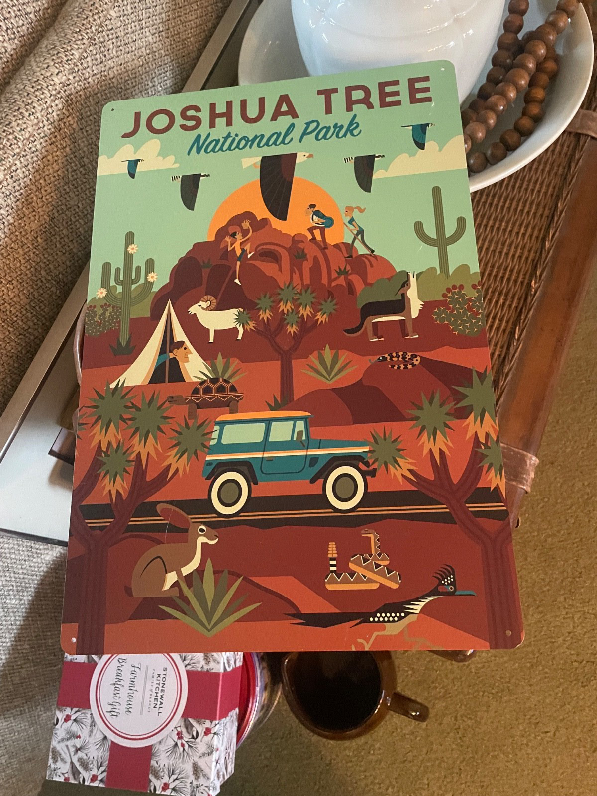 Joshua Tree National Park California ALUMINUM  Metal Sign- 18 X12 INCHES