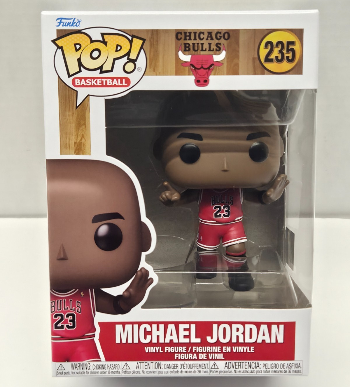 MICHAEL JORDAN 6th Ring Chicago Bulls Funko POP NBA #235 Vinyl Figure IN STOCK
