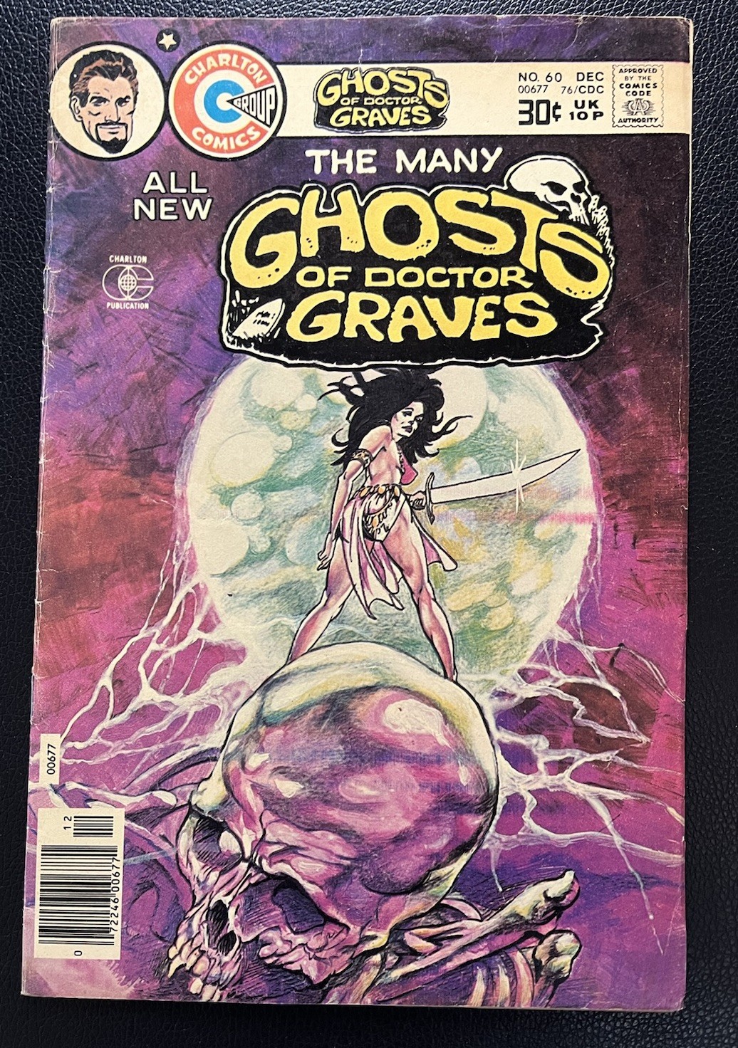 THE MANY GHOSTS OF DOCTOR GRAVES # 60 CHARLTON HORROR COMIC TOM SUTTON COVER