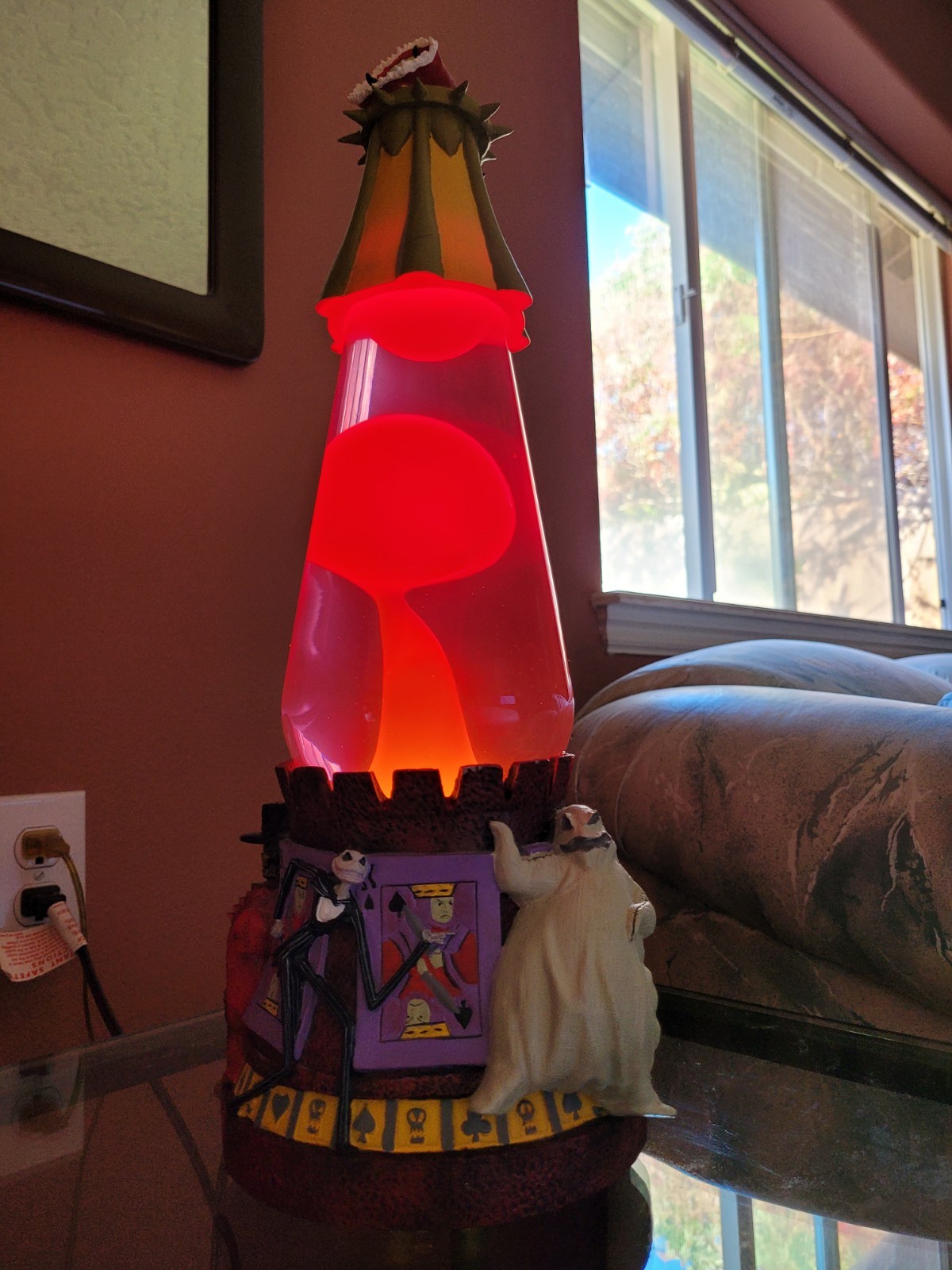 The Nightmare Before Christmas Lava Lamp Rare Y2K 2001 NECA Disney