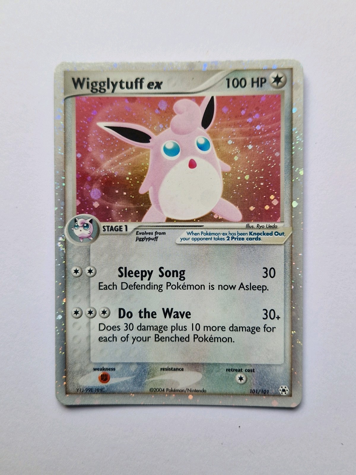 Pokemon Wigglytuff ex 101/101 Ex Hidden Legends Holo Rare Card LP