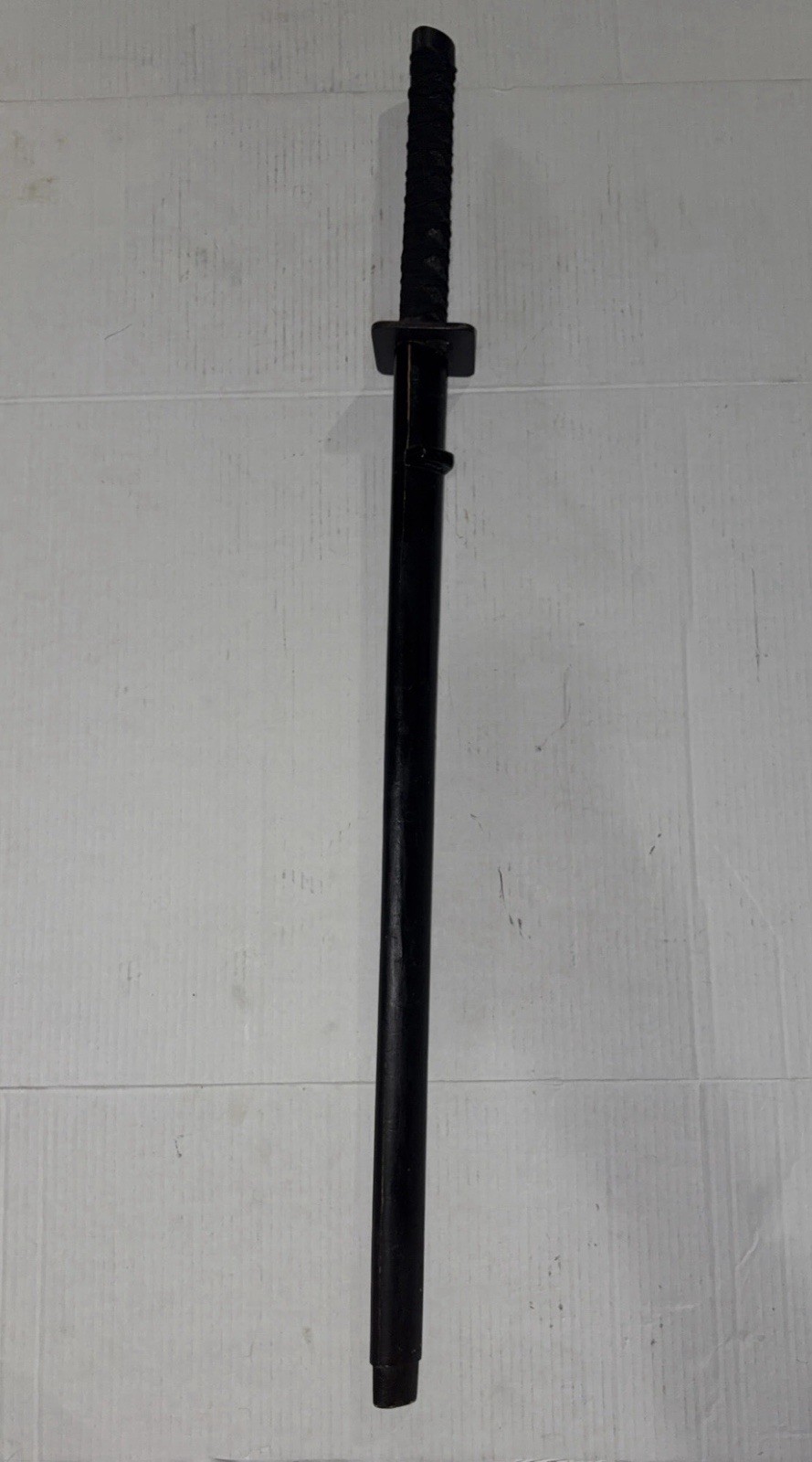 1980 Black Ninjato Japanese Samurai Straight Ninja Practise Sword 35”