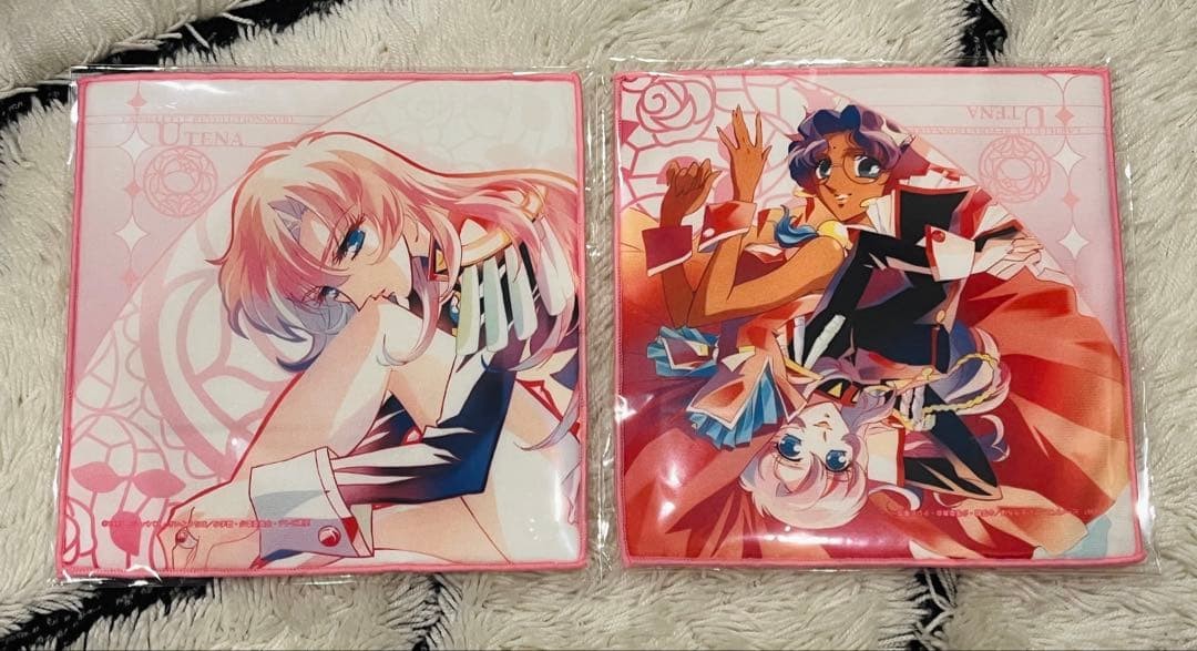 Revolutionary Girl Utena Mini Towel PALE TONE series 2pcs set 20x20cm/7.87x7.87\