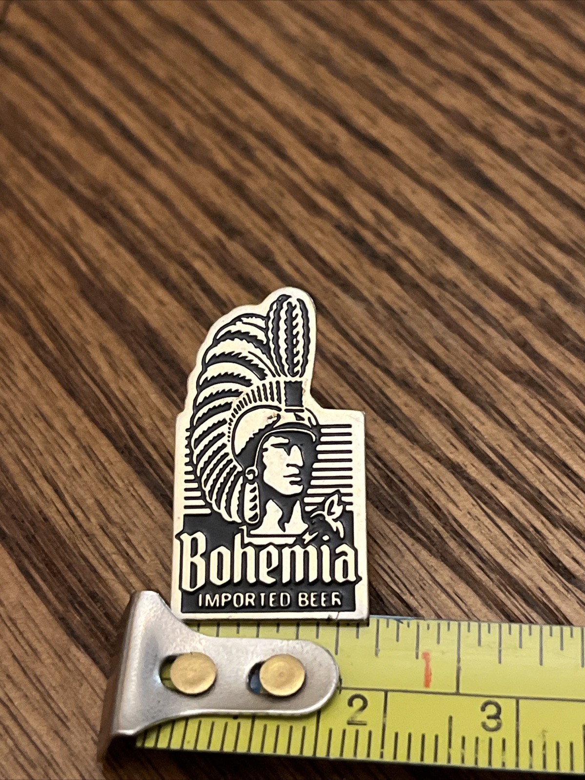Vintage Bohemia Imported Beer Logo Lapel Pin  