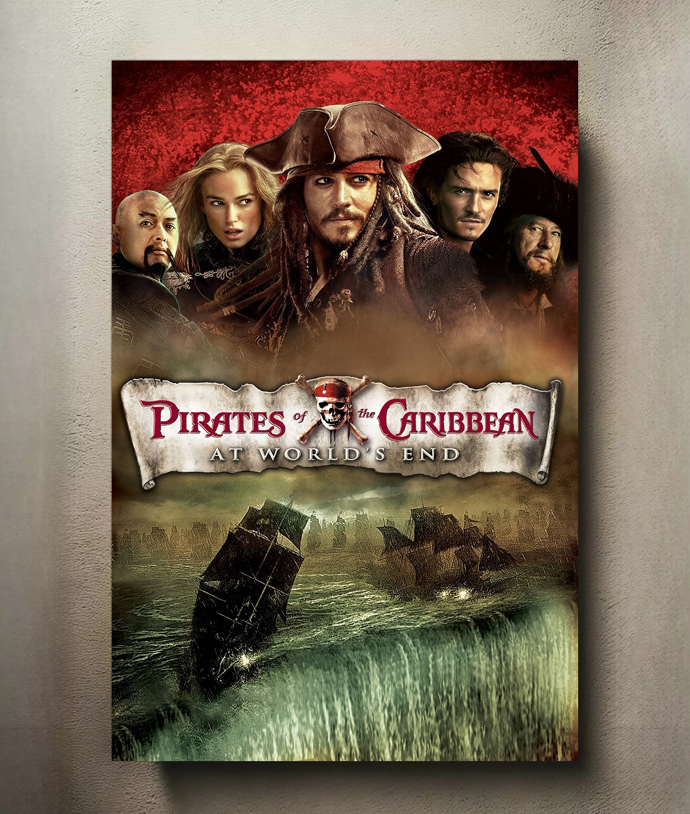 Pirates of the Caribbean: At World's End 8x12 Metal Movie Poster Sign