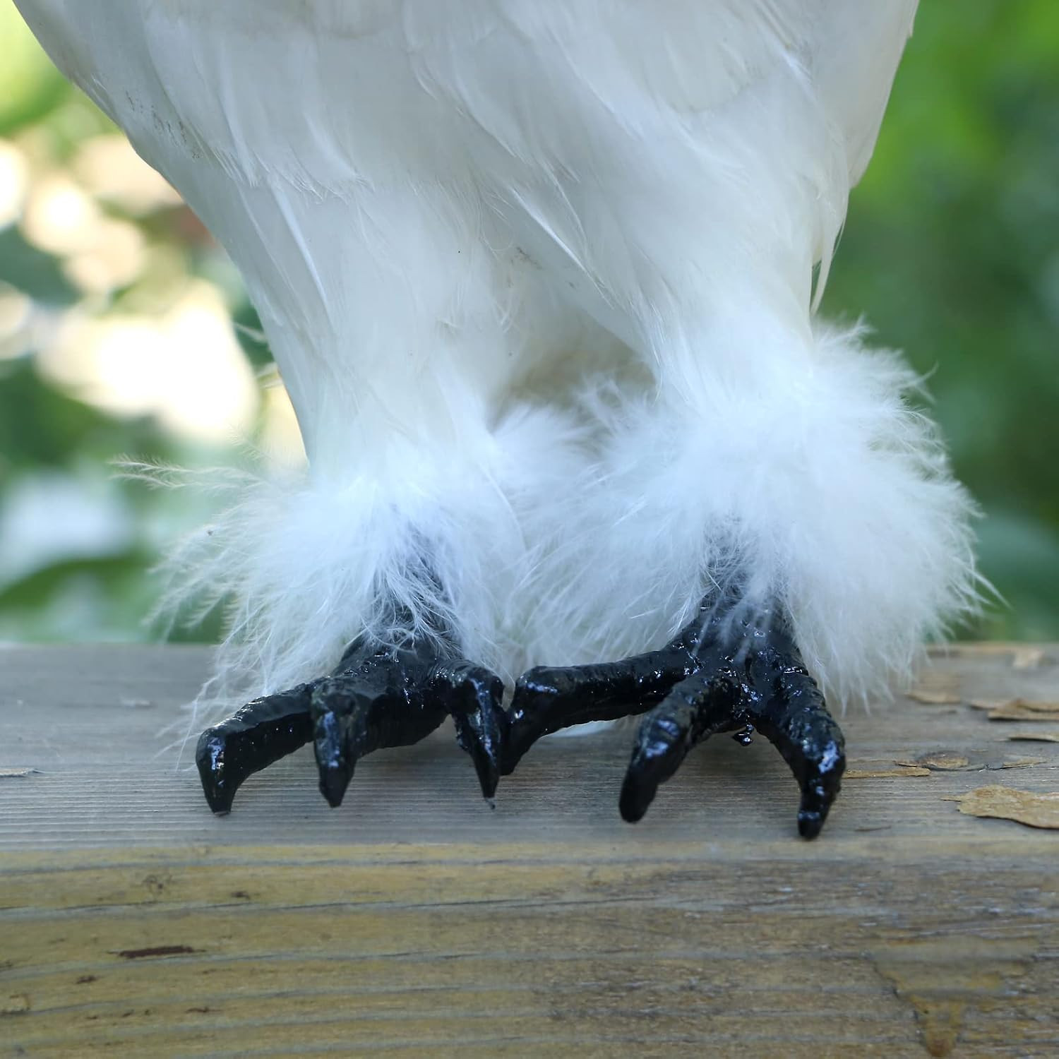 Realistic Feathered Owl Figurine, Birds Decoy | Lifelike Owls Replica, Owl De...