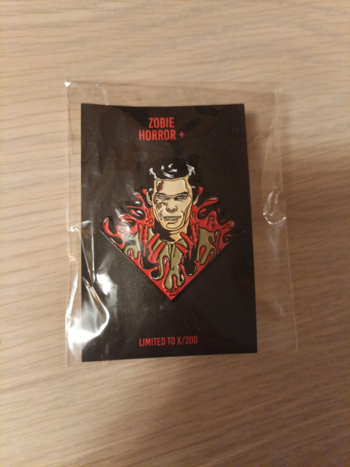 Zobie Horror Limited 191/200 Dexter Enamel Pin