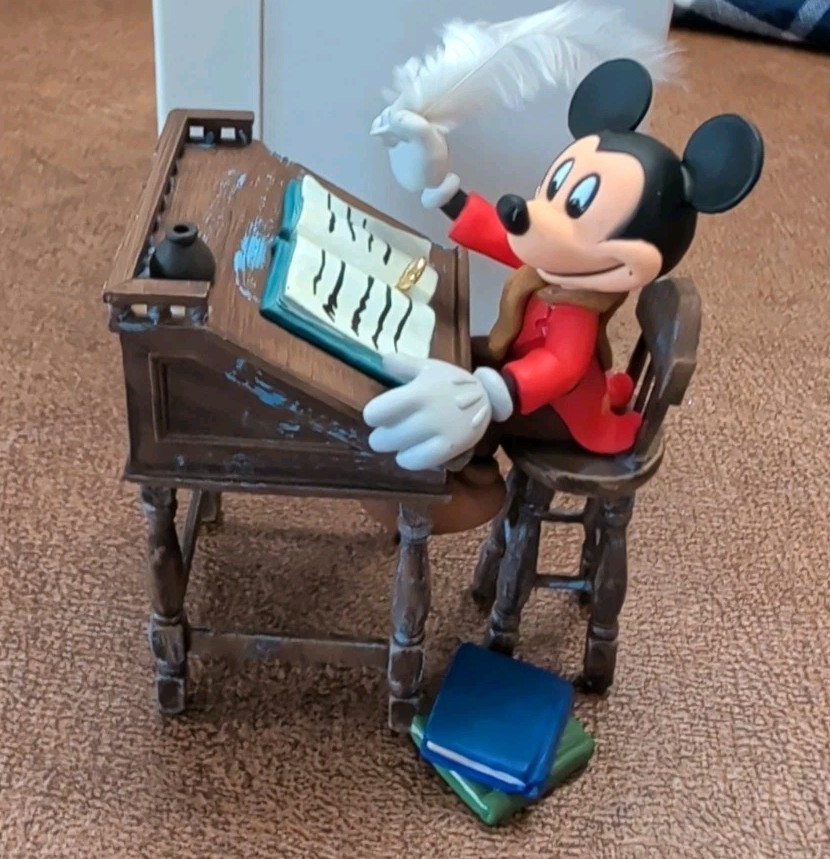 Hallmark Disney Mickey as Bob Cratchit Ornament 2009 A Christmas Carol Dickens