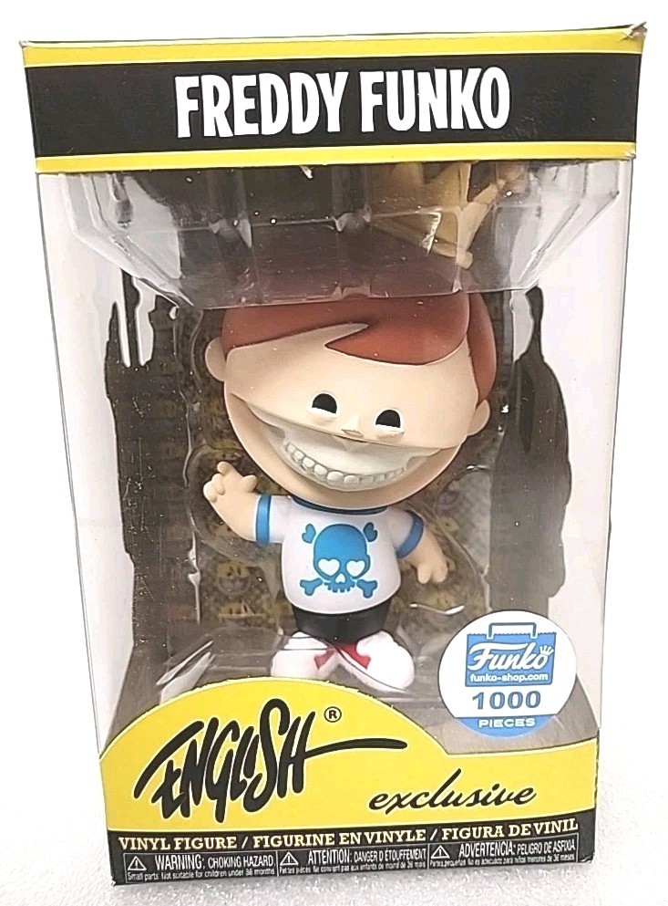 Funko Pop Vinyl Freddy Ron English White Blue Limited Edition 1000 