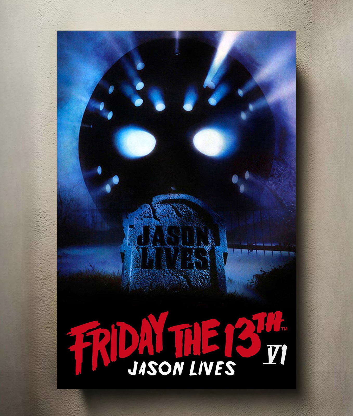 Jason Lives - Friday the 13th Part VI 8x12 Metal Movie Poster Sign