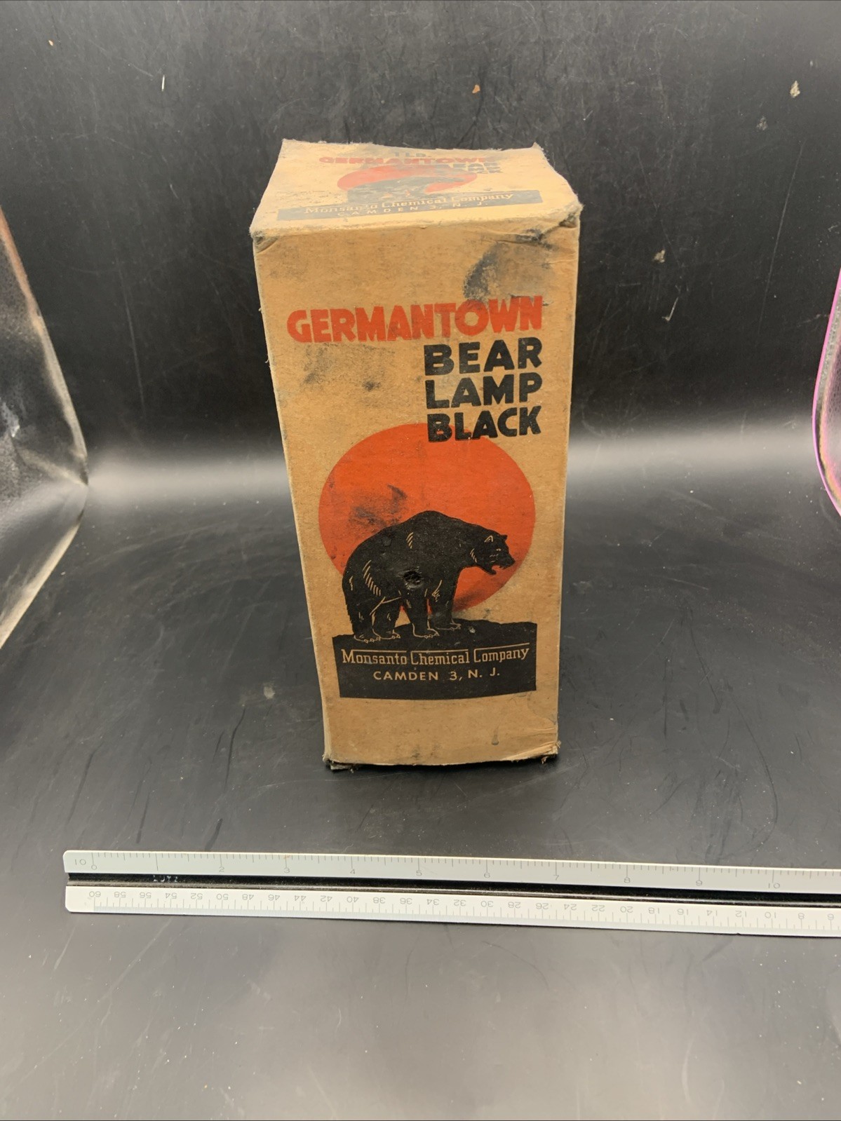 Vintage Germantown Bear Lamp Black Monsanto Advertising