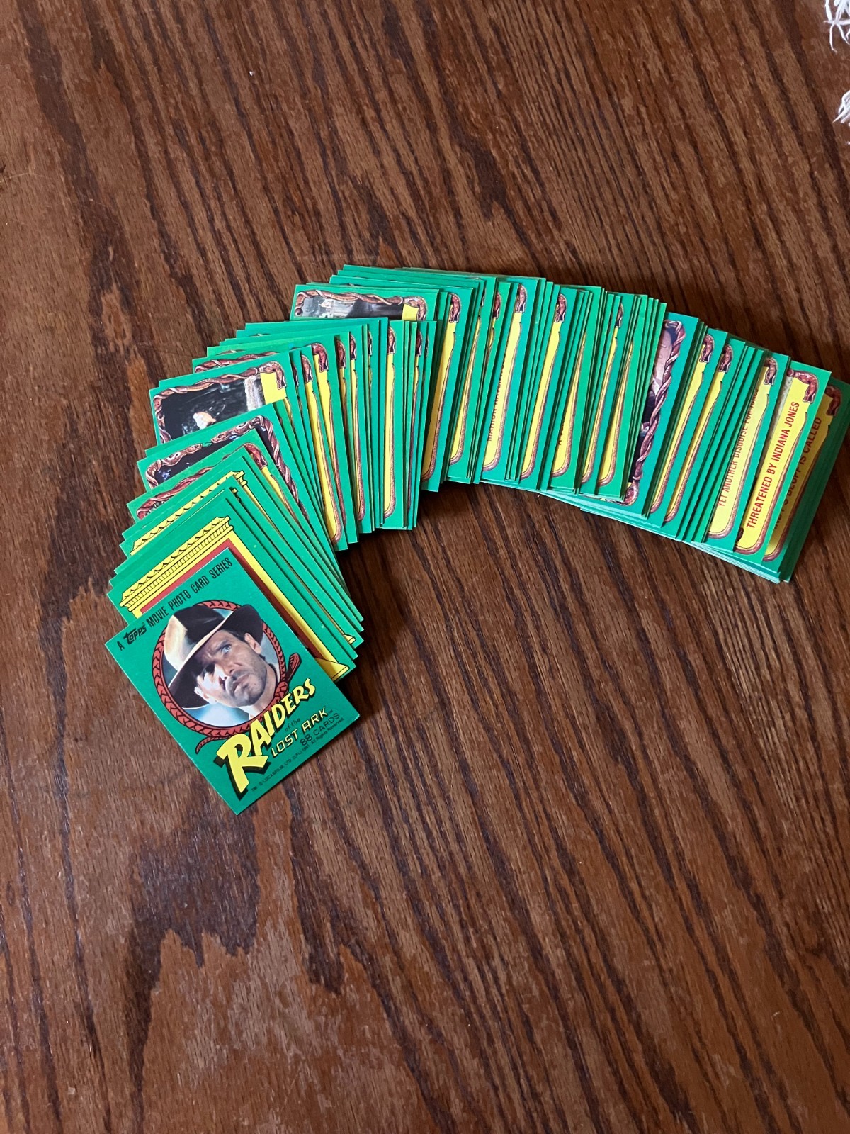 Raiders of the Lost Ark : complete set  Topps 1981