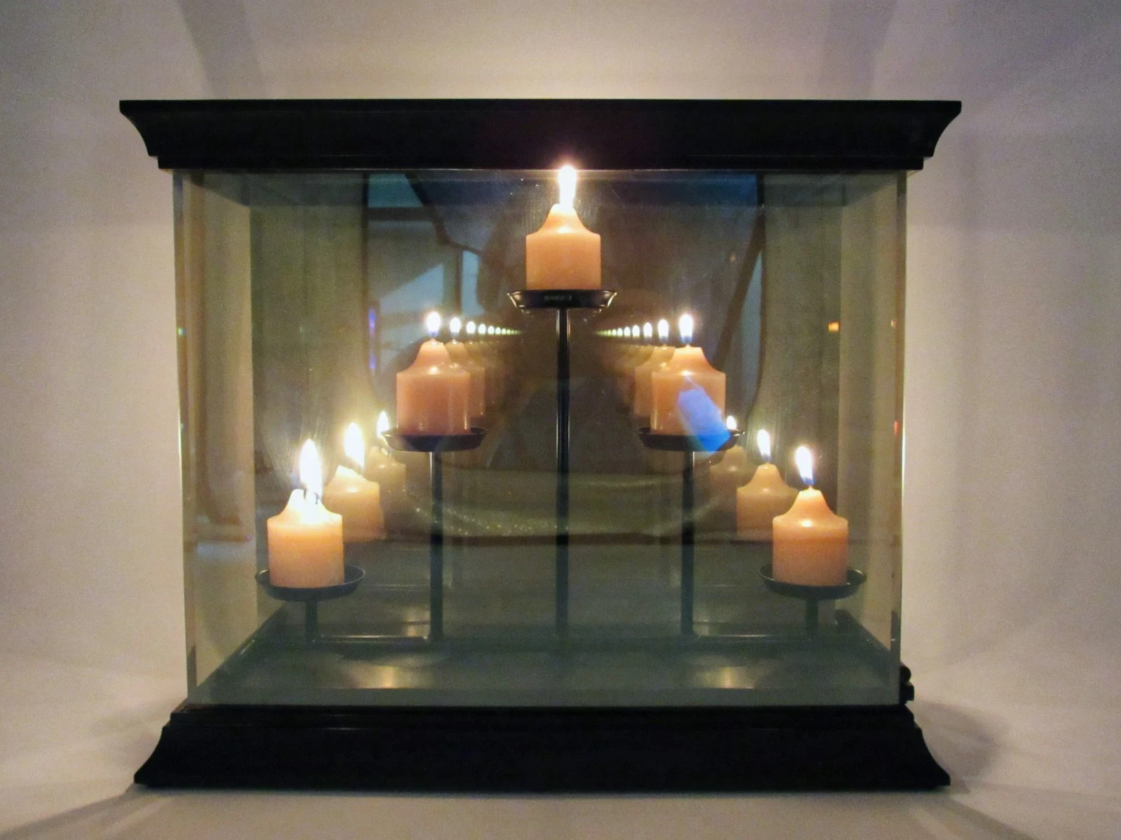 PartyLite Infinite Reflections Candle Holder P8919 Excellent in Box ~~No Candles