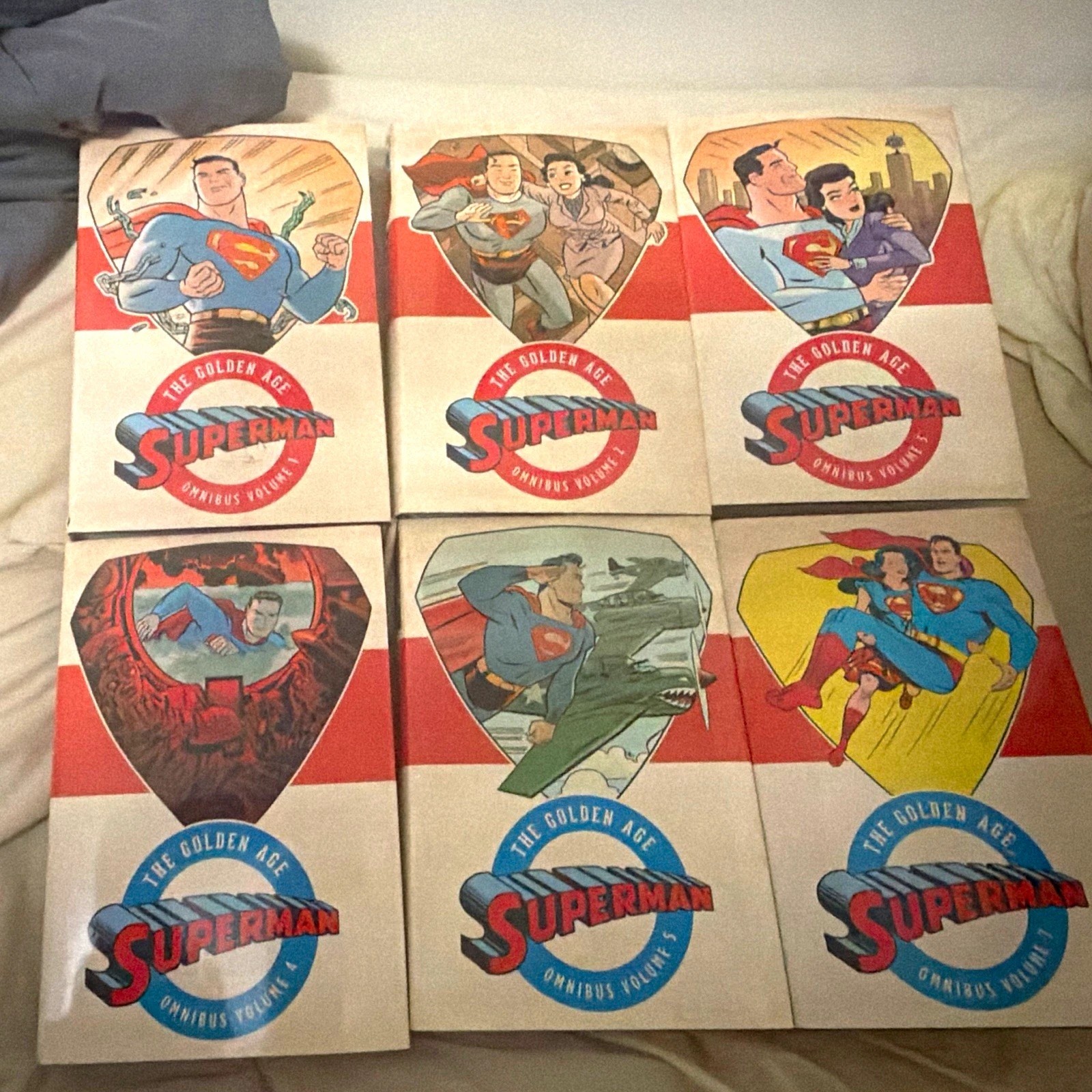 The Golden Age Superman Omnibus Volumes 1-5, 7 (1938-55) 1st Edition 
