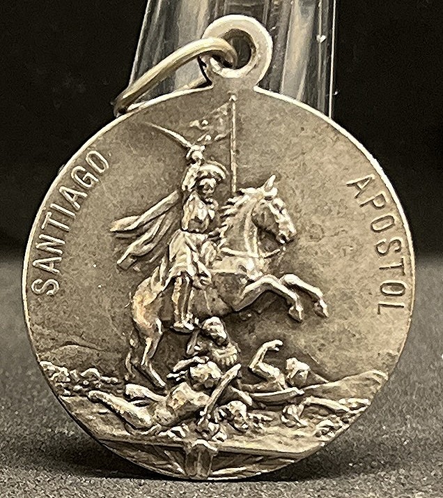 Spain 1920´ antique Souvenir of Santiago - James the Apostle catholic medal