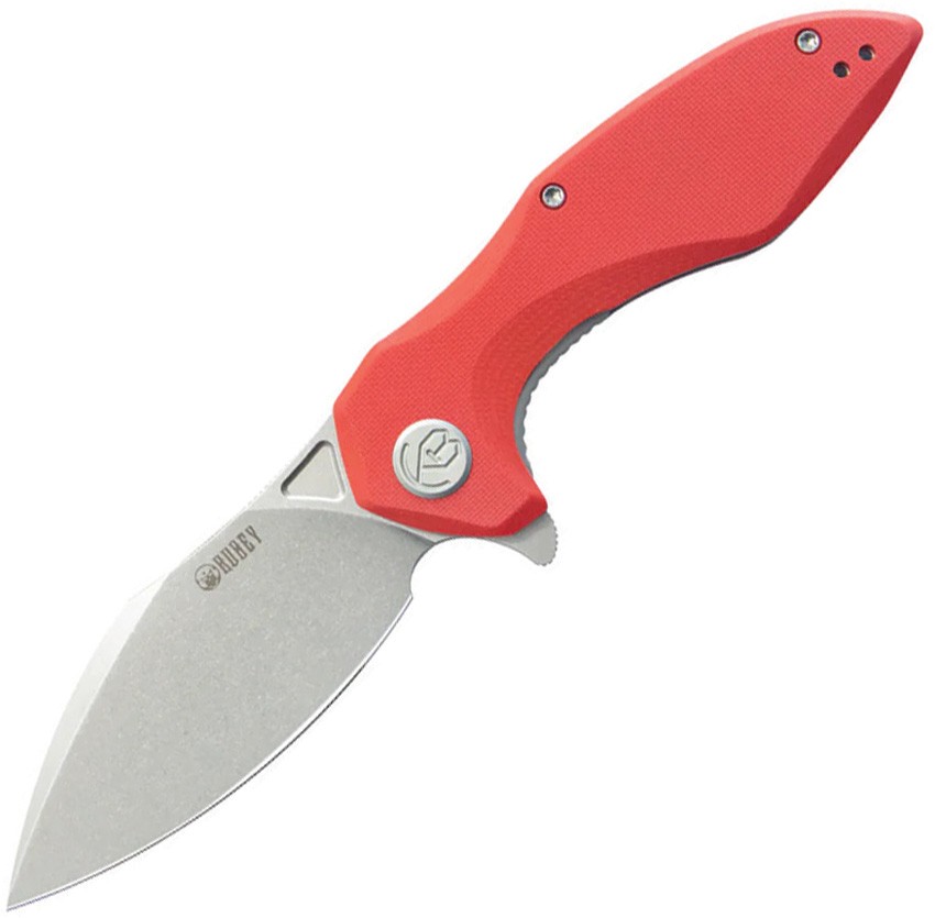 Kubey Noble Linerlock Red G10 Folding 14C28N Pocket Knife 236L