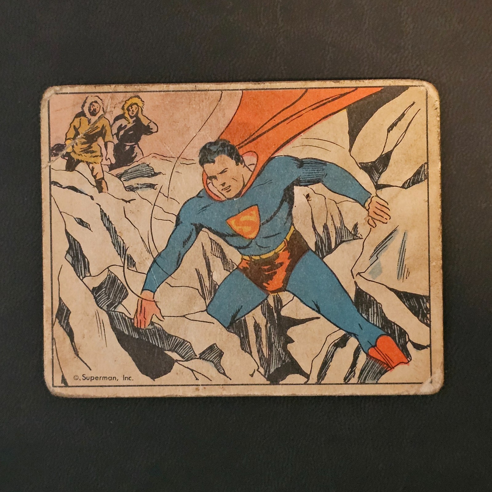 1940 GUM INC SUPERMAN #30 TRAPPED IN THE GLACIER